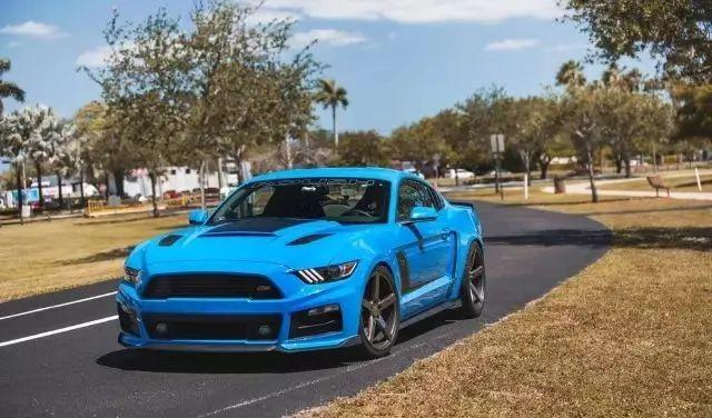 福特野马vossen轮毂改装图片鉴赏