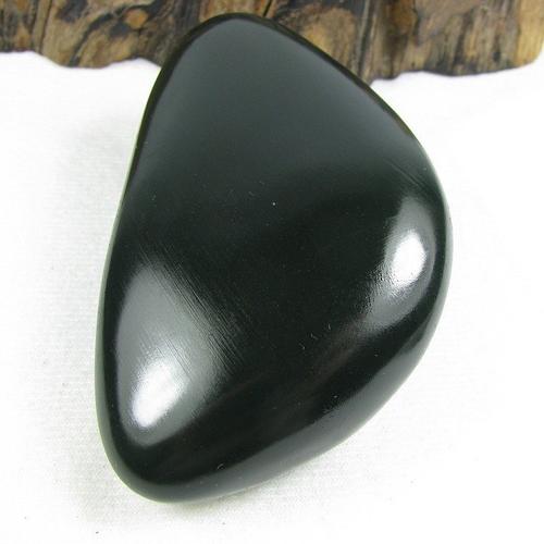 6克完美黑碧玉把件 和田黑碧玉籽料原石