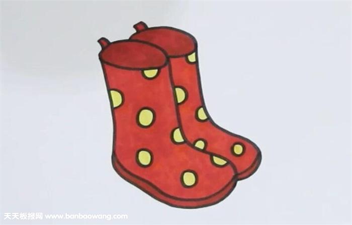 雨靴简笔画