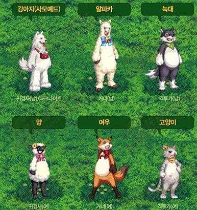 dnf韩服五一套全职业曝光 可爱卡通动物套展示
