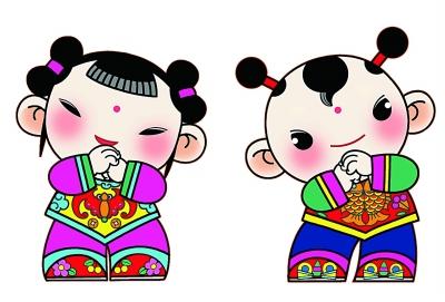 春节吉祥娃娃诞生---中国文明网