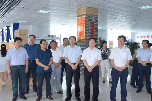 确山县党政考察团莅临上河城考察观摩