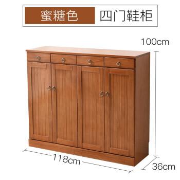 蜜糖色四门鞋柜 整装【图片 价格 品牌 报价】-京东