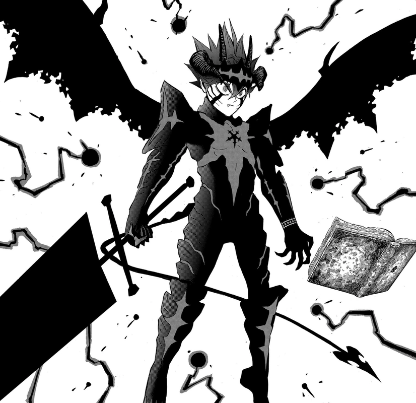 黑色五叶草阿斯塔秒杀魔神已完成恶魔同化