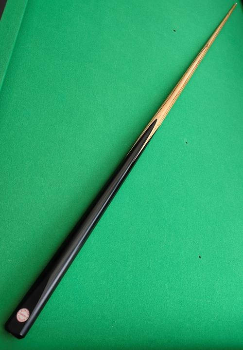 金牌台球英国罗伯特奥斯本伦敦红牌纯黑檀木通杆台球杆