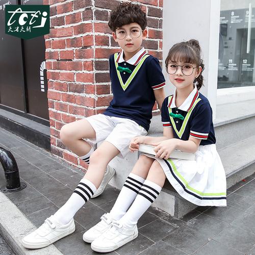 小学生校服春夏季套装儿童英伦学院风班服男女童毕业服幼儿园园服