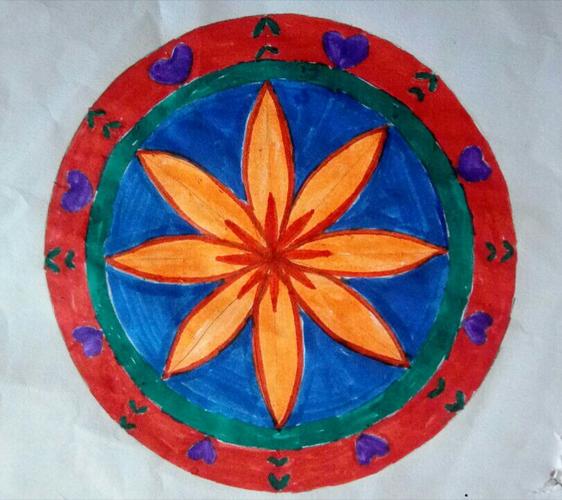 美丽的纹样……五年级的图案作业(副本)