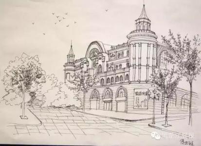 哈尔滨风景简笔画集