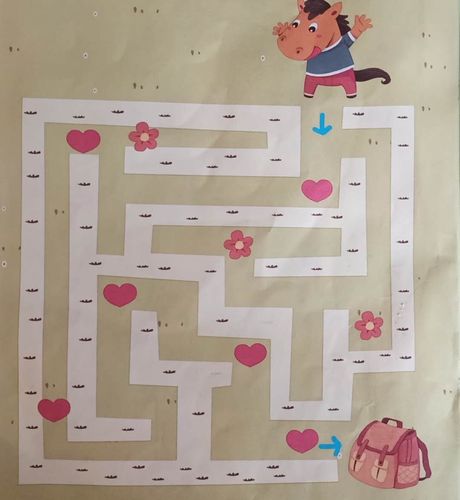 本周智力游戏推荐:走迷宫 适合年龄段:小班 活动目标:培养幼儿的