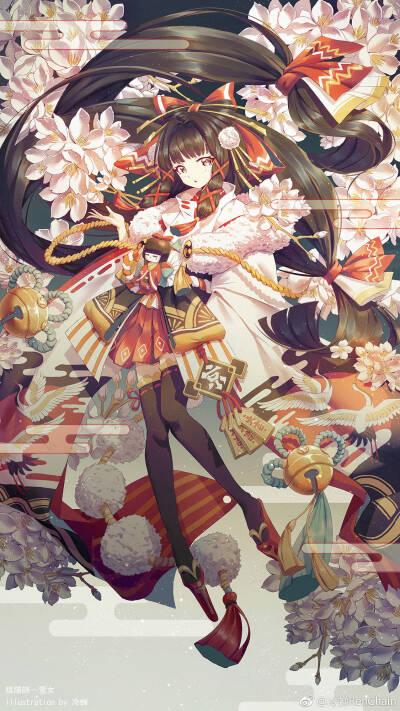 决战平安京 雪女 画师:冷蝉