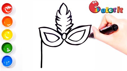 面具简笔画怎么画