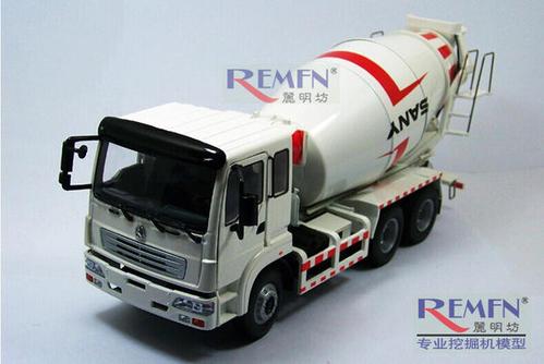 正品sany 三一混凝土搅拌车 水泥罐车搅拌机 合金工程车模型 1:35