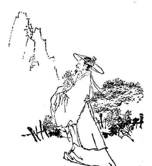 陶渊明简笔画步骤视频