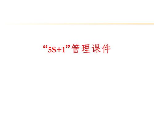 "5s 1"管理课件讲义.ppt 49页