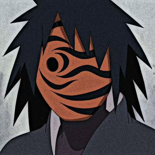 动漫头像:火影忍者带土虎皮面具头像,我是注定要统治世界的人