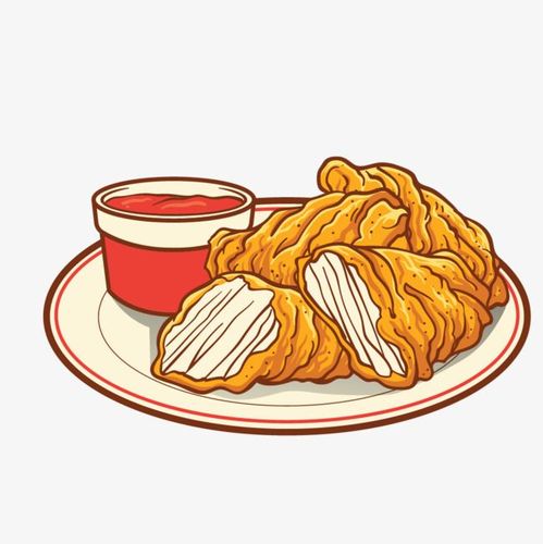 卡通炸鸡快餐