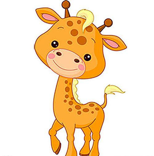 卡通动物 梅花鹿 可爱 动画图片