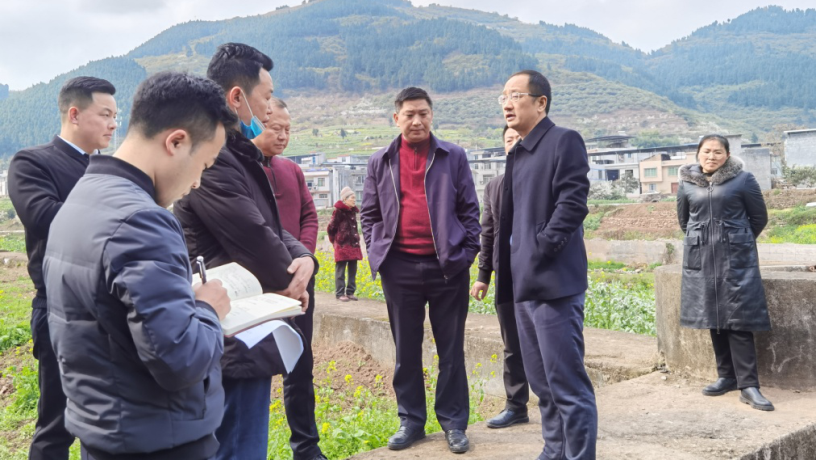 县委副书记,县长,县总河长陈廷俊带队巡查河(湖)长制工作