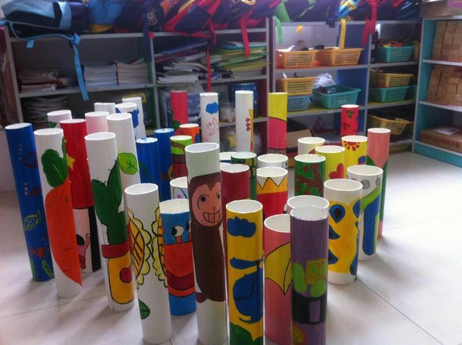 彤乐幼儿园大一班手工特色画展(水管画)