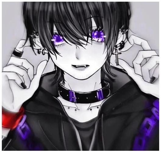 男生黑暗系头像_素材_头像