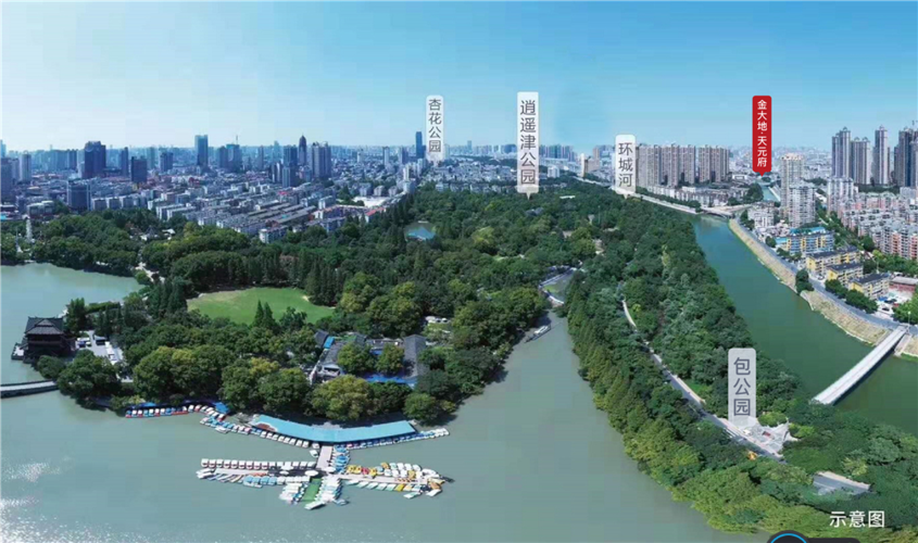 【一水四园 纯粹鲜氧生活】 在环境上,合肥人熟知的逍遥津公园,包