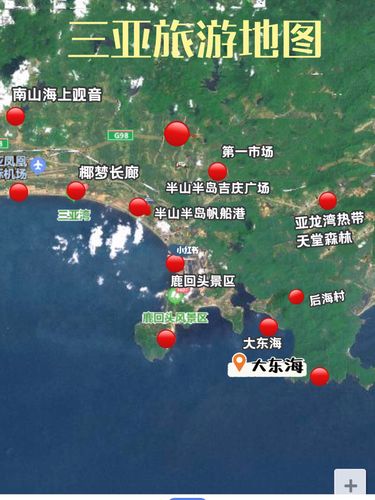 三亚旅游92三亚手绘地图,本地人强烈推荐78_旅行