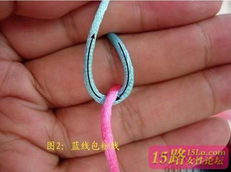 六瓣蛇结的编法图解