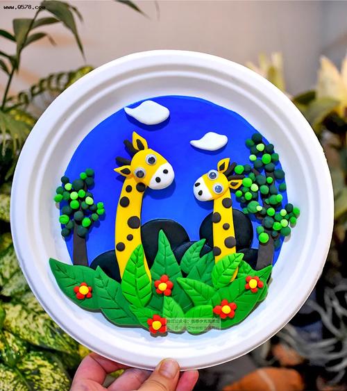 儿童画教程|轻黏土手工创意课程《我的"高个子朋友"》