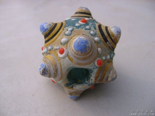 出土的蜻蜓眼眼琉璃珠