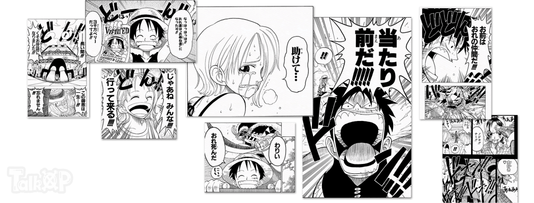 海贼王1000话纪念1997-2021海贼王漫画名场面集锦,感动24年