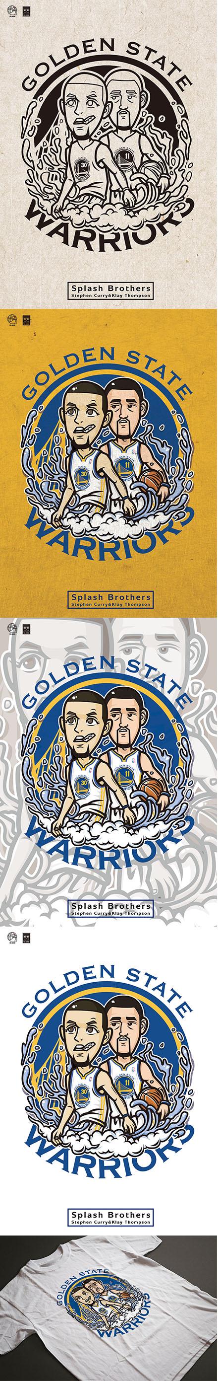 水花兄弟 水花兄弟已经是联盟最热的后场双枪!