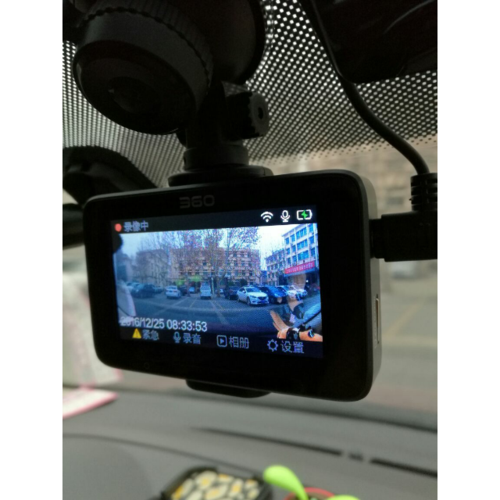 360行车记录仪二代 美猴王版 j511 安霸a12 高清夜视 wifi连接 adas
