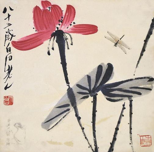 扫尽画界凡胎:齐白石的荷花奔放写意 淋漓痛快