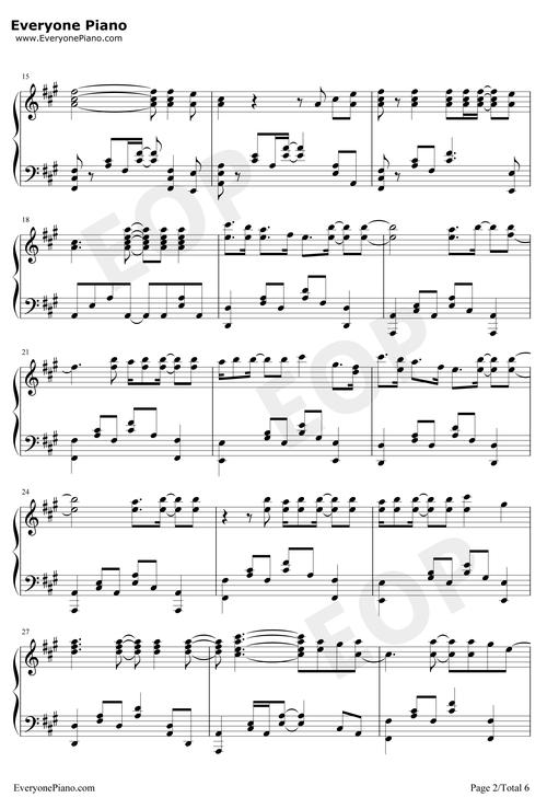 smile钢琴谱avrillavigne