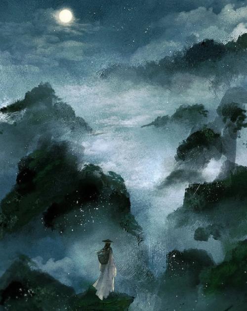 古风意境插画背景图|第一期