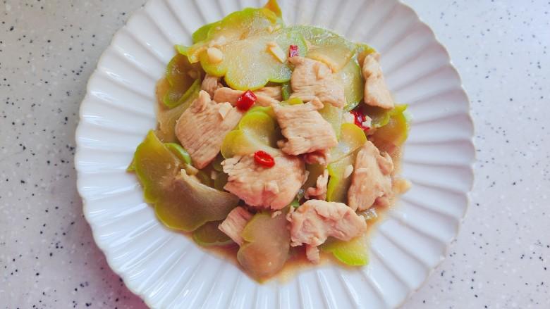 佛手瓜炒肉片