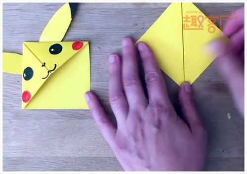 女生折纸书签制作方法