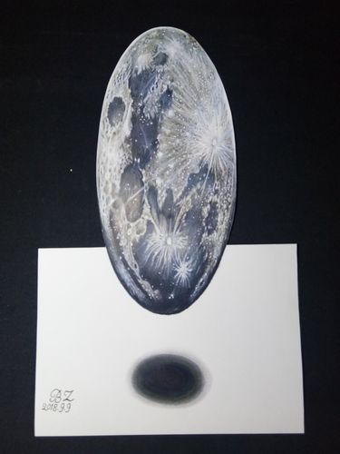 月球|纯艺术|彩铅|小乐清 - 原创作品 - 站酷 (zcool)