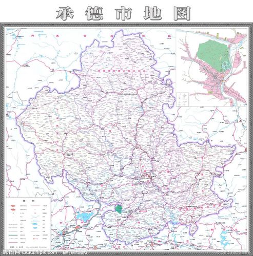 河北地图 承德地图 > 承德市地图