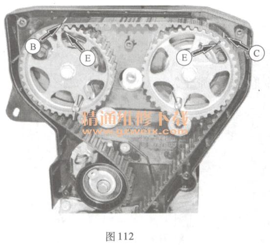 东风风神s30轿车(1. 6l)发动机正时校对方法