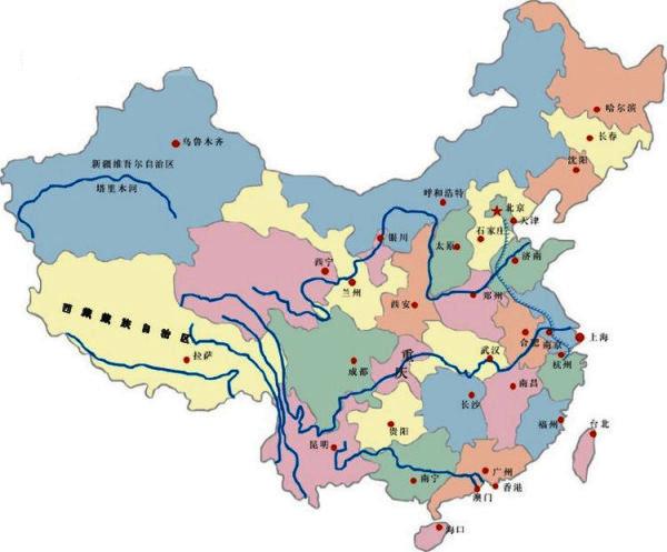 2020年导游证考试考点:中国重要河流