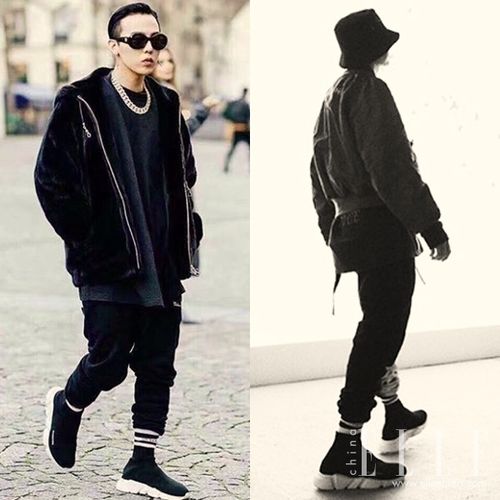 权志龙最近对这双鞋也是钟爱有加,在自己的ins上可是秀了