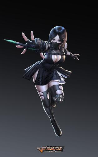 为《穿越火线》创作的角色立绘和海报|插画|商业插画