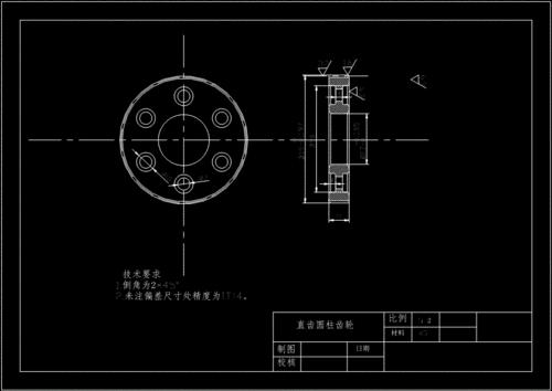零件图齿轮.dwg缩略图