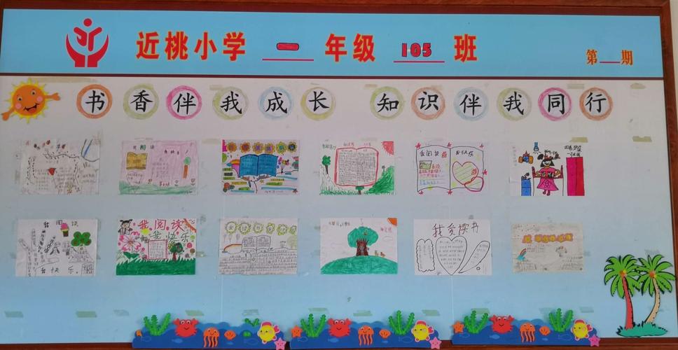 一年级105班板报作品