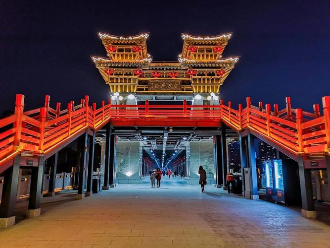 咸阳市古渡廊桥