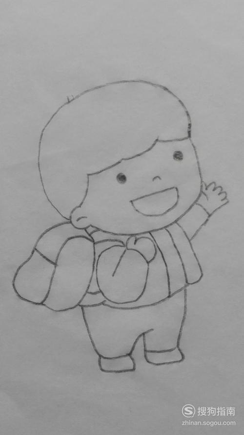 如何画小男孩上学的简笔画懂得这些技巧就够了