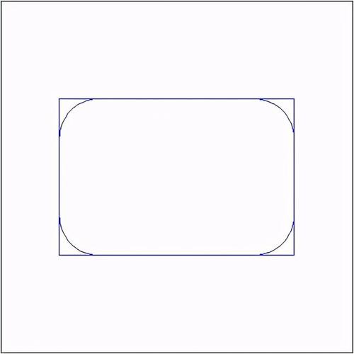 cad梦想画图中的倒圆角命令