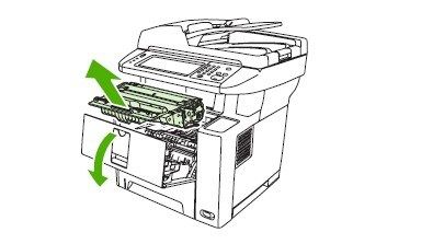 m3027&m3035如何从碳粉盒区域取卡纸