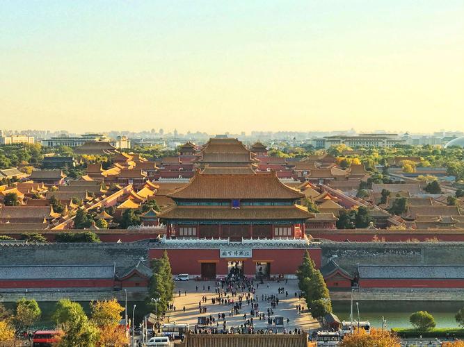 深秋的故宫和景山公园